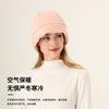 Winter Down Cotton Hat Women's Winter Casual Versatile Warm Cold Liner Windproof Velvet Thickened Bag Head Hat