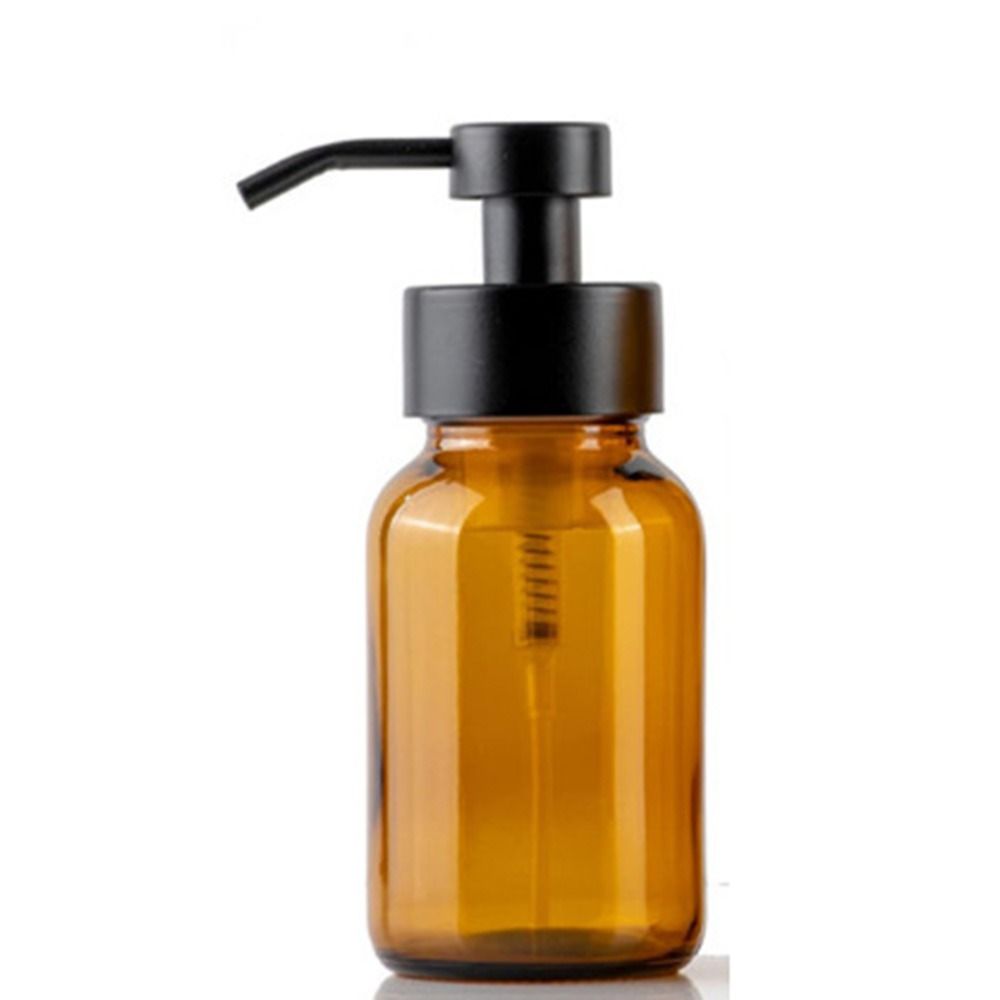 Многоразовый пенный дозатор для мыла Круглая бутылка с ручным насосом Легкая в использовании бутылка с пенным насосом Гель для душа
