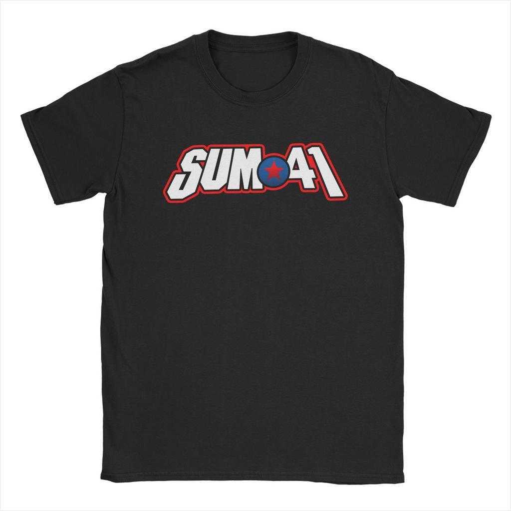 Sum 41 Band Men's T Shirts SUM41 Punk Amazing Tees Short Sleeve O Neck T-Shirt 100% Cotton Birthday Present Clothes