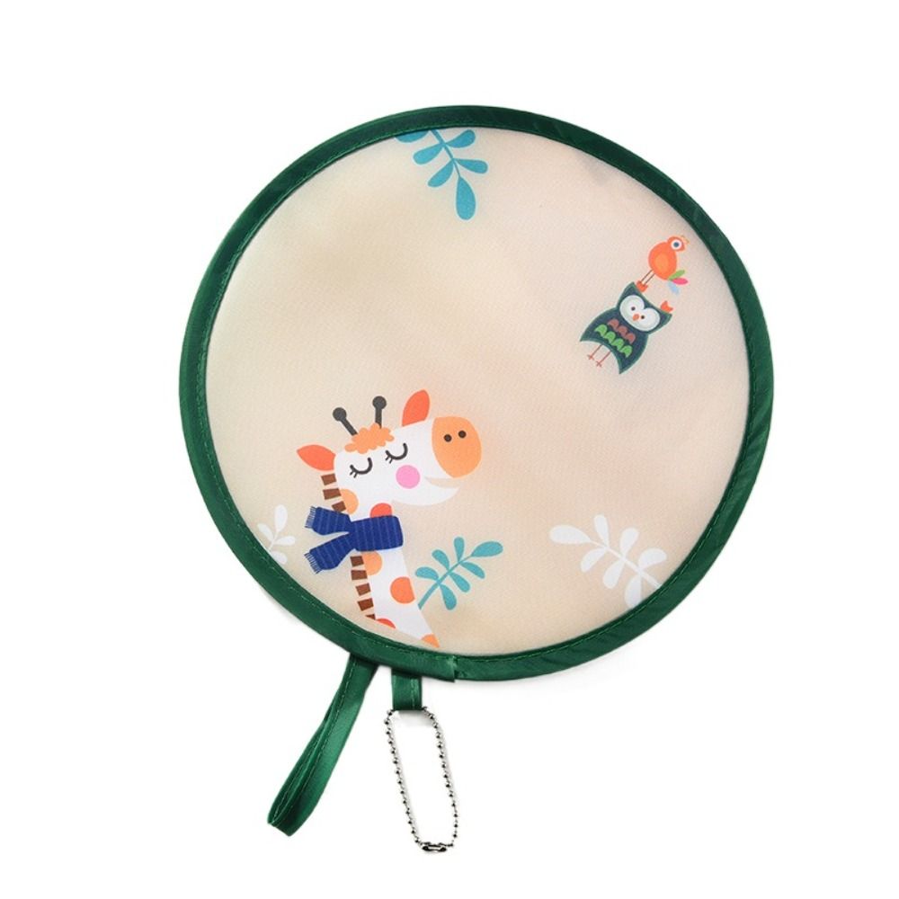 Портативный мультяшный складной веер прочный мини карманный вентилятор креативный ручной круглый веер для мужчин