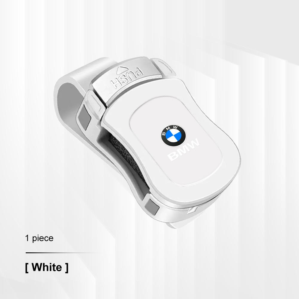 AAAOS1 Car Visor Glasses Storage Clip Sunglasses Holder for BMW X1 X3 X4 X5 X6 F15 F16 1 3 5 6 7 Series G30 G32 G11 F48 F39 520 525 320
