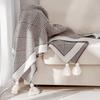 Vintage Geometric Knitted Blanket Luxury All-Season Sofa Throw Nap Cover Air-Conditioning Fleece Bed End Shawl