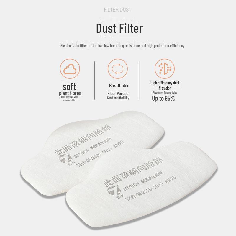 Силиконовая пылезащитная маска для шлифовки цемента и добычи угля