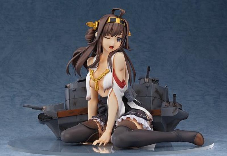 Коллекция Kantai Kongo Medium Damage scale готовая окрашенная фигурка из ПВХ -KanColle- Ver. 1/8