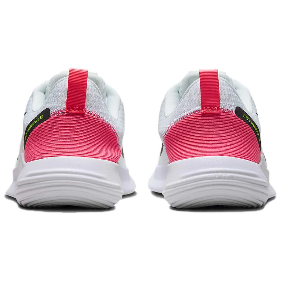 Nike Flex Experience Run 12 White Hot Punch Black Women Sneakers Volt DV0746-102