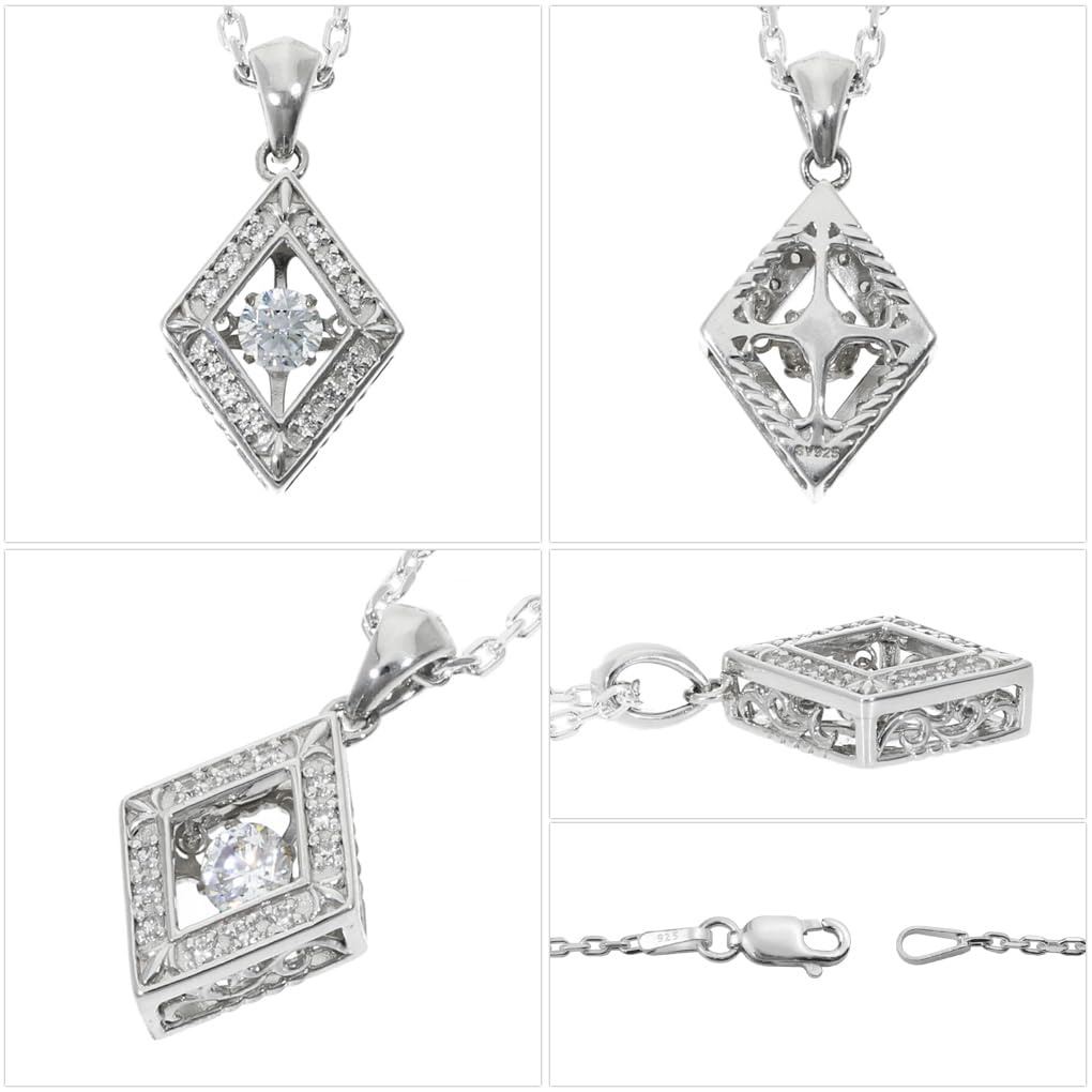 Ожерелье-подвеска Special Edition Dancing Stone Серебро 925 пробы [Cross Emotion] Мужское (с цепочкой)