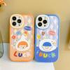 Zhitai Cartoon Big Eyes Phone Case for iPhone 15 Pro Max/14 Pro/13/XS Max/7/8