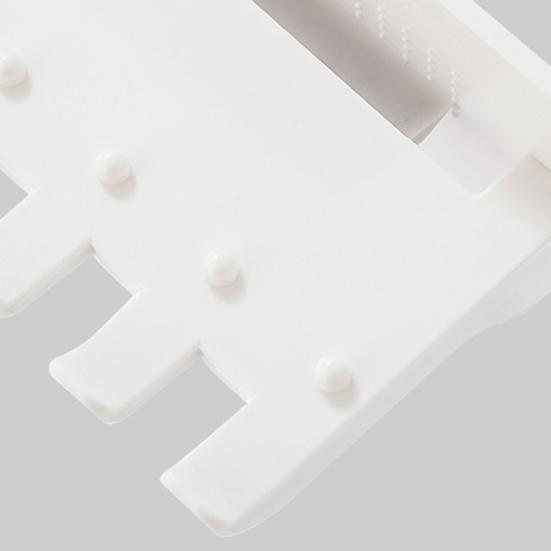 Wall Mount Toothbrush Holder 5 Slots No Drill Adhesive Modern Multi-functional Phone Toothpaste Storage Organizer Rack Bathroom Supplies