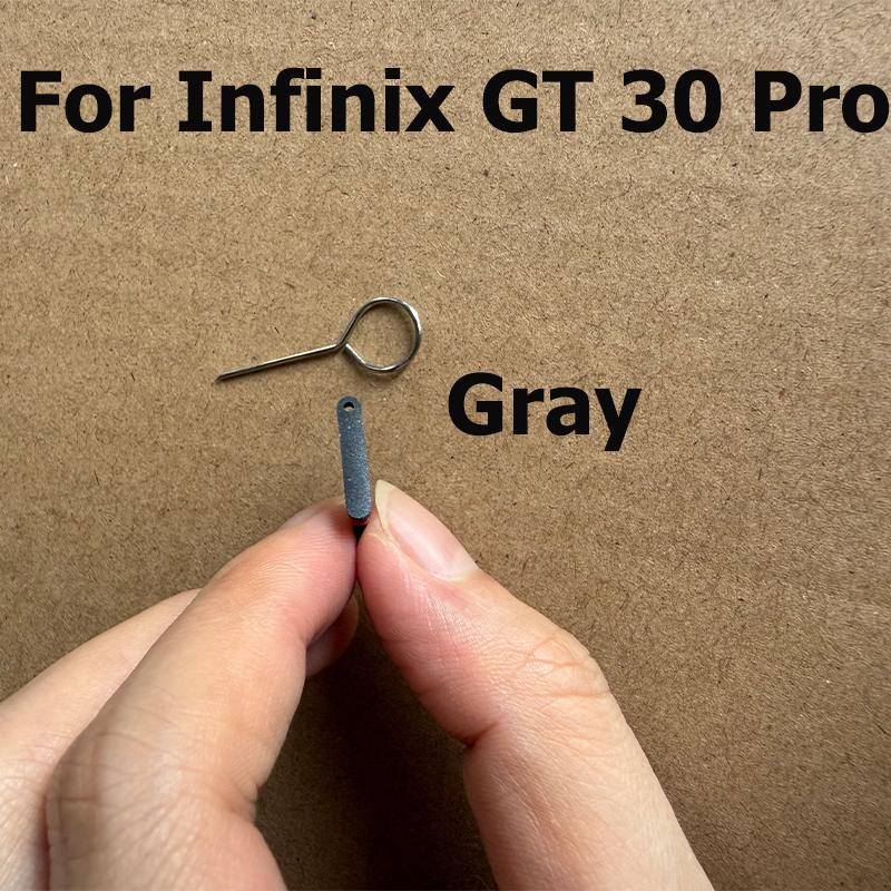 For Infinix GT 30 Pro Sim Card Tray Slot Holder Socket Adapter Connector Repair Parts Replacement X6873