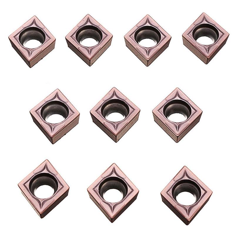 10x CCMT09T304 VP15TF твердосплавные пластины CCMT 09 T3 / CCMT32.51 сменная пластина