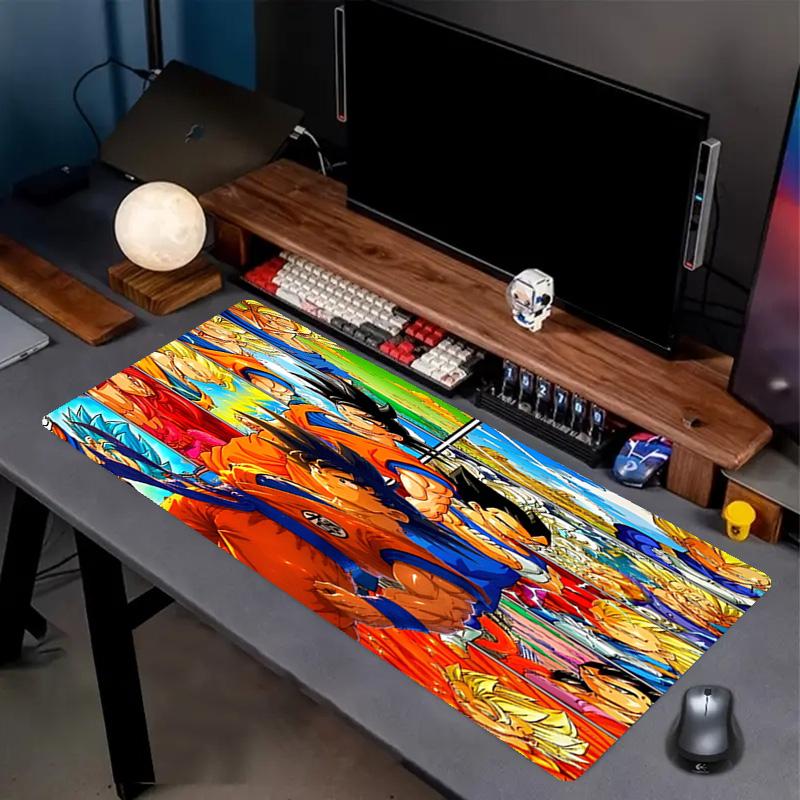 DRAGON BALL Print Mouse Pad, Anti‑Slip Desktop keyboard Mat, for PC Laptop Gaming Working Daily Use, Cool Festival Surprise Gift