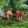 Cute Mushroom Statue DIY Mushroom Ornaments Micro-landscape Simulation Mushroom  Office