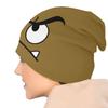 Коричневая шапка с изображением игры Goomba, вязаная шапка в стиле хип-хоп для женщин, зимние теплые шапки унисекс с черепами, шапки
