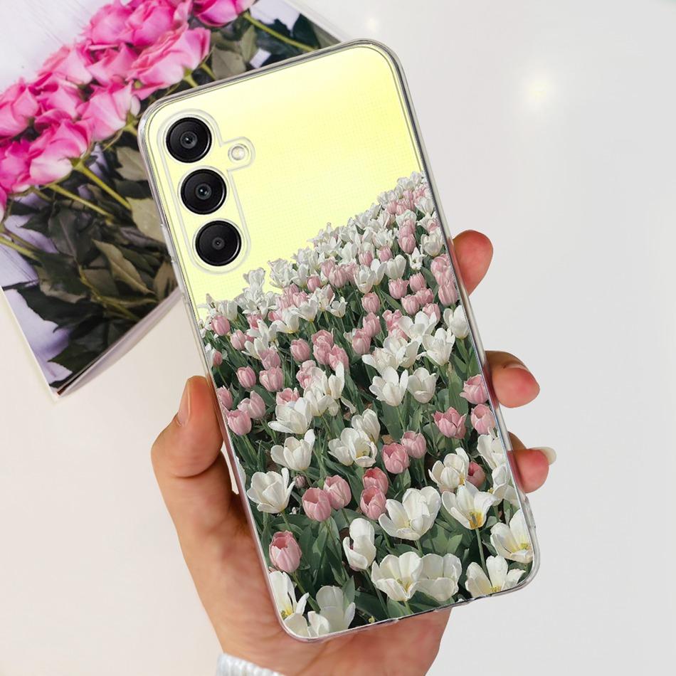 Чехол для Samsung Galaxy A25 Samsung A25 5G SM-A256B 2023 Элегантная печать Мягкий силикон ТПУ Тонкая задняя крышка телефона