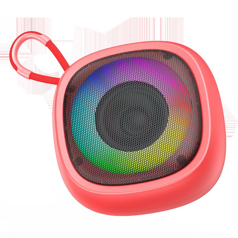 1 шт. Bluetooth-динамик, беспроводной портативный, для помещений и улицы, высокая громкость, маленький размер, RGB-подсветка