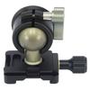 Haoge Low Profile Ballhead Tripod Ballhead with and Quick Release Clamp and Plate for Tripod Monopod Slider DSLR Camera Camcorder Max Loading 8kg