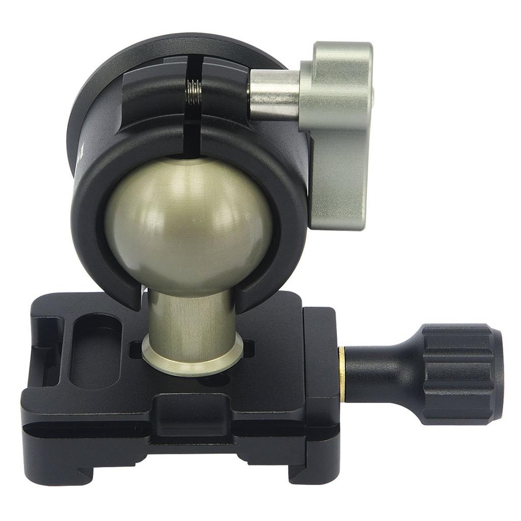 Haoge Low Profile Ballhead Tripod Ballhead with and Quick Release Clamp and Plate for Tripod Monopod Slider DSLR Camera Camcorder Max Loading 8kg