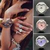 Elastic Stretchy Rings Love Quartz Ring Watch Digital Watch Round Quartz Finger Rings Ring Watch