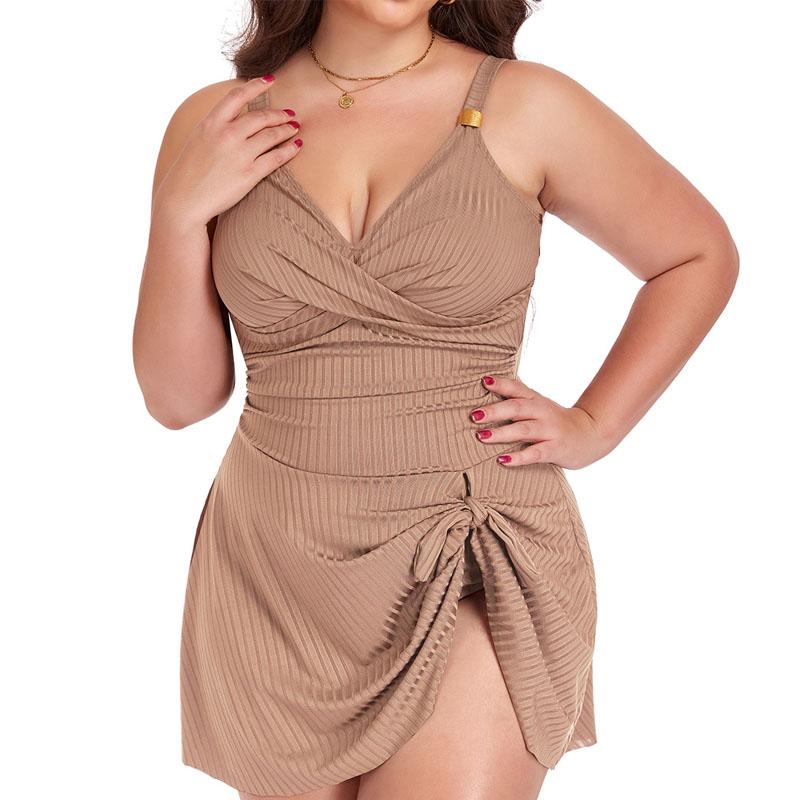 Plus Size Swimsuit Women Bathing Suit Female Beach Swimdress