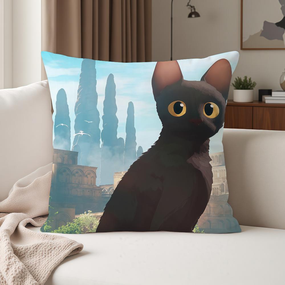 Anime Flim FFlow Pillow Case Suitable For Bedrooms Living Rooms Cars Home Decoration