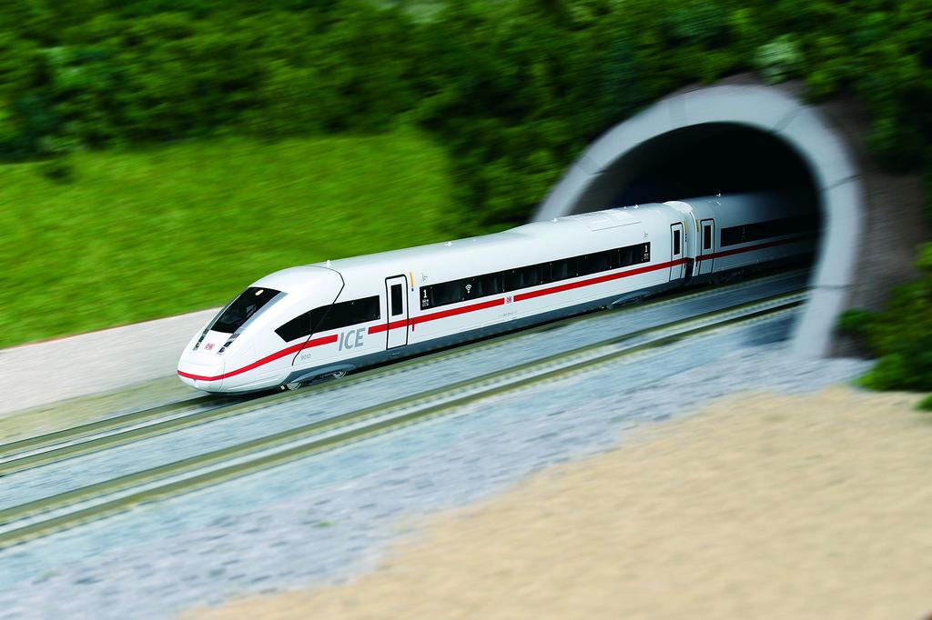 KATO N gauge ICE4 set Железнодорожная модель поезда с 5 вагонами, дополнительный модуль 10-1513