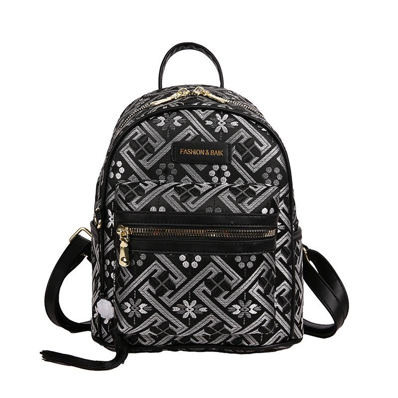 Женский стильный рюкзак Осень-Зима 2025: Большая вместимость, повседневный принт, идеально подходит для колледжа и поездок на работу