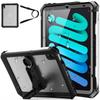 TMACJUMP iPad mini (A17 Pro / 7-е поколение) / Чехол для mini6 8,3 дюйма, водонепроницаемый, пылезащищенный, ударопрочный IP68, со встроенной защитой экрана, совместимый с Touch ID