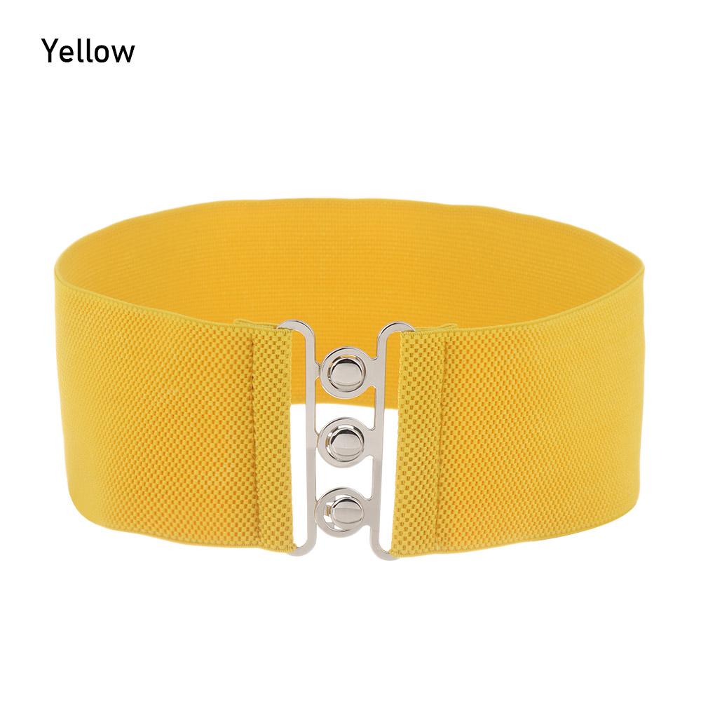 Женское повседневное широкое эластичное платье с поясом на талии, пояс с металлической пряжкой