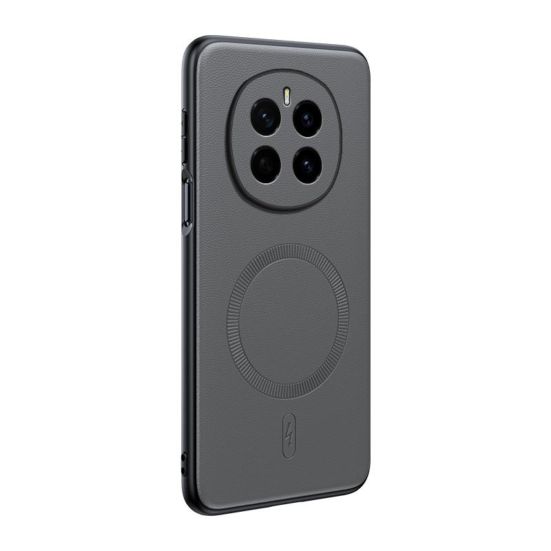 Чехол для Honor Magic 7 Магнитная кожаная накладка-щит для Honor Magic 7 Высококачественный Не оставляющий отпечатков пальцев Нескользящий ПК+ТПУ