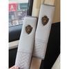 Safety Belt Shoulder Pad Cover Linen Cotton Car Safety Belt Protection Sleeve Anti-Strangulation Anti-Wear All Year Round Universal Protective Cover