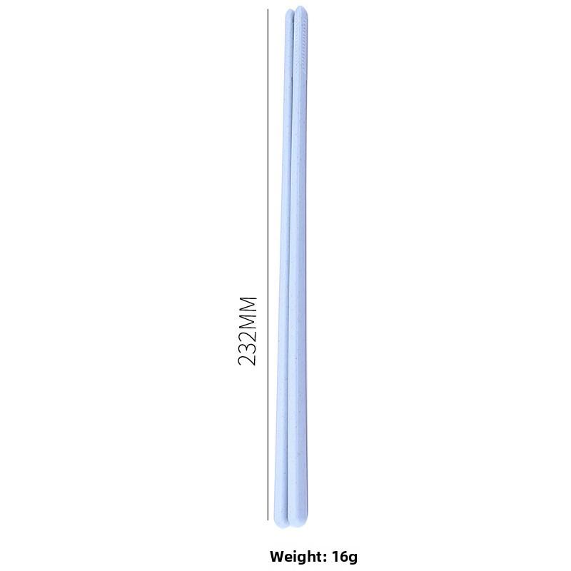 Складной портативный набор столовых приборов Wheat: Креативные складные палочки для еды, вилка, ложка, пластиковый дизайн для студентов