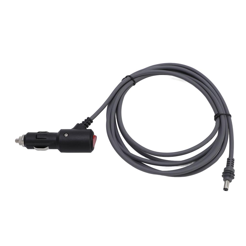 10ft DC Power Cable Cigar Lighter DC12V To 24V Water Resistant 18AWG DC Power Supply for Trucks Buses Ships Gray