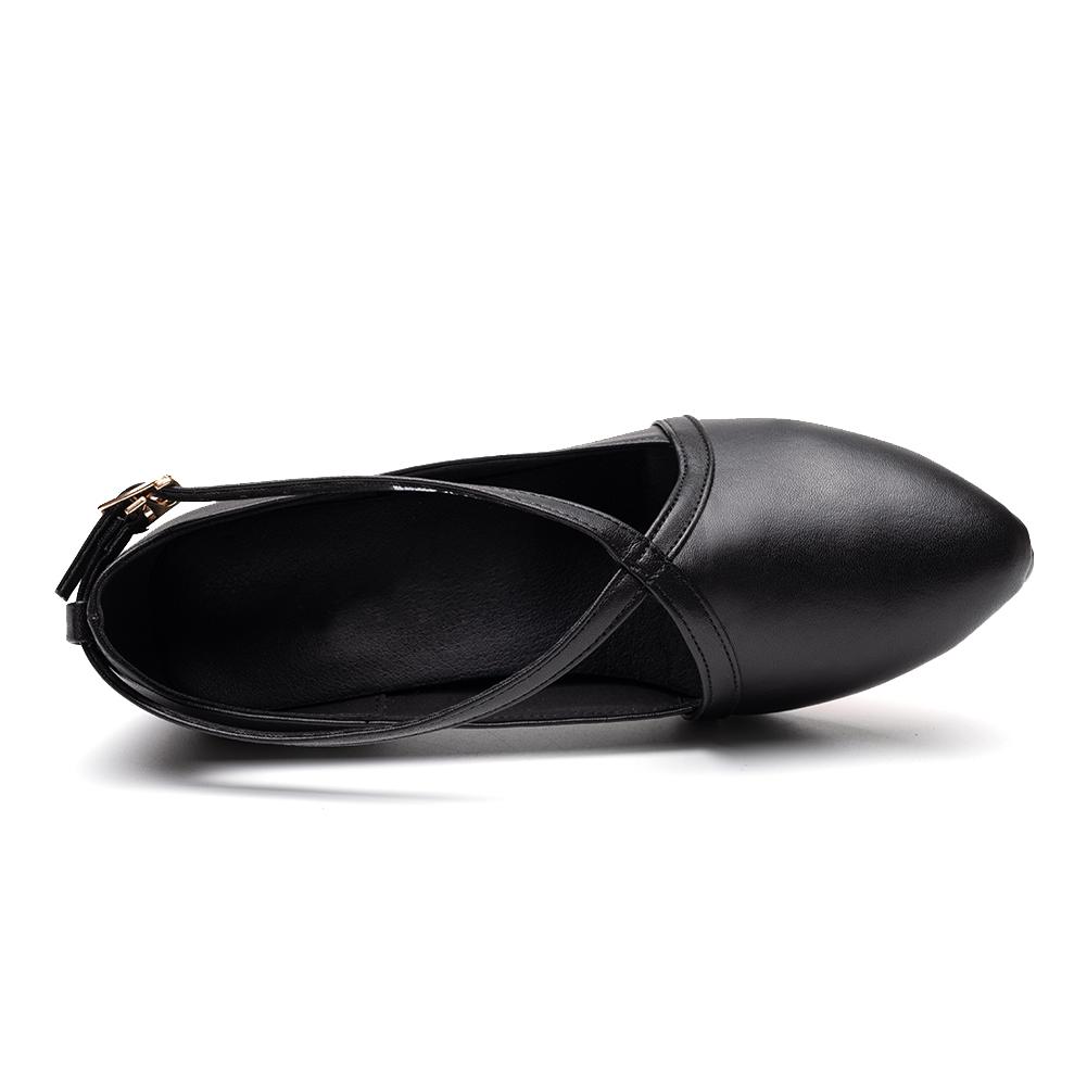 Fashion Latin Dance Shoes for Women Ladies Leather Party National Standard Ballroom Waltz Dance Shoes