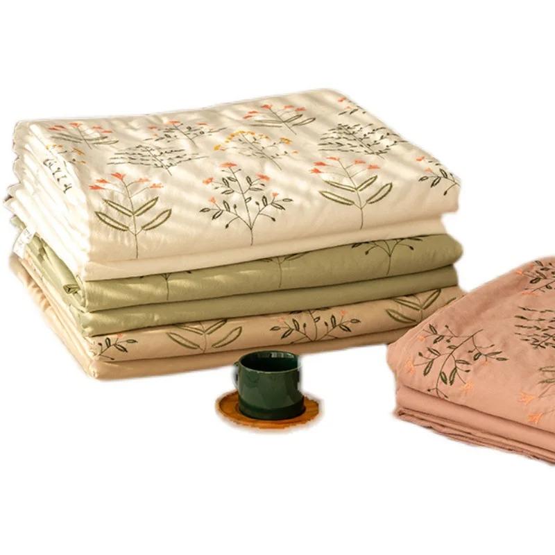 Summer Cool Quilt Summer Air Conditioning Quilt Cotton Summer Washable Cotton Japanese Style Bed & Breakfast Simple Thin Quilt
