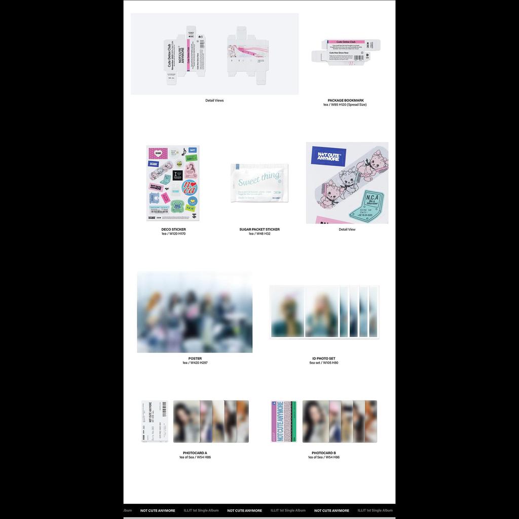 ILLIT УЖЕ НЕ МИЛО [ВЕРСИЯ НЕ МИЛО]. / НЕ МОЁ ИМЯ Вер.] + Бесплатный подарок