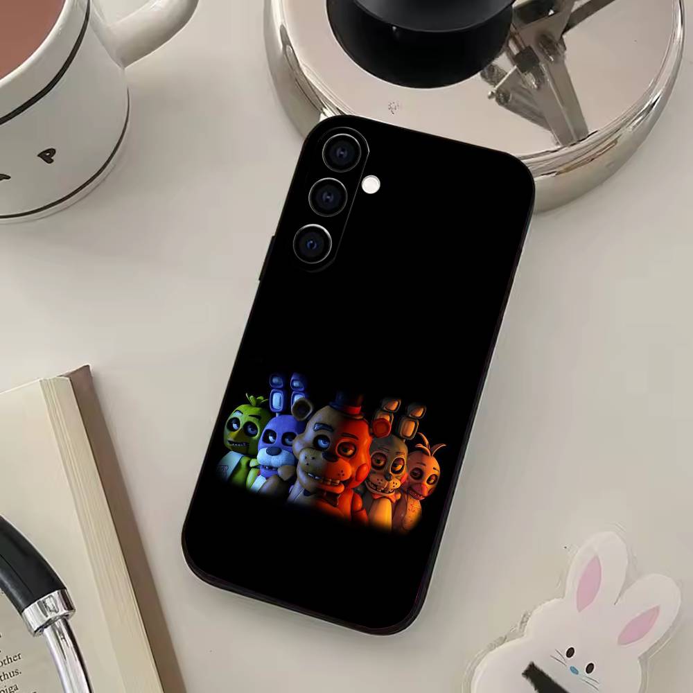 Чехол для телефона G-Fnaf-e-Fives-nights-At-Freddys для Samsung Galaxy A73,A72,A71,A70,A53,A52,A51, Мягкий силиконовый черный чехол