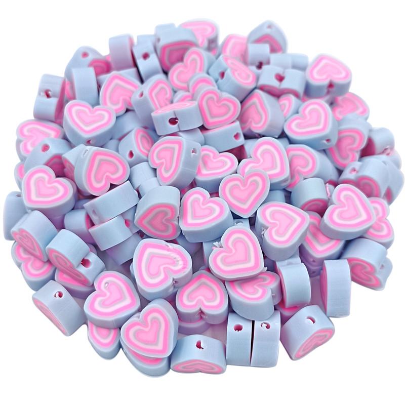 DIY для изготовления ювелирных изделий оптом 20 шт. мягкие глиняные свободные бусины кулон цветок слон сердце ожерелье браслет бусины