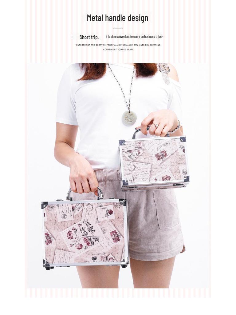 Большая портативная дорожная сумка для косметики и макияжа