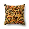Animal Leopard Print Pattern Double-Sided Printed Pillow Cover Short Plush Suitable Living Rooms Bedrooms Throw Cushion Cover