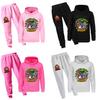 Minecraft Chicken Jockey Childrens Cartoon Hoodie And Pants Set With Cotton Fabric For Casual Winter Wear