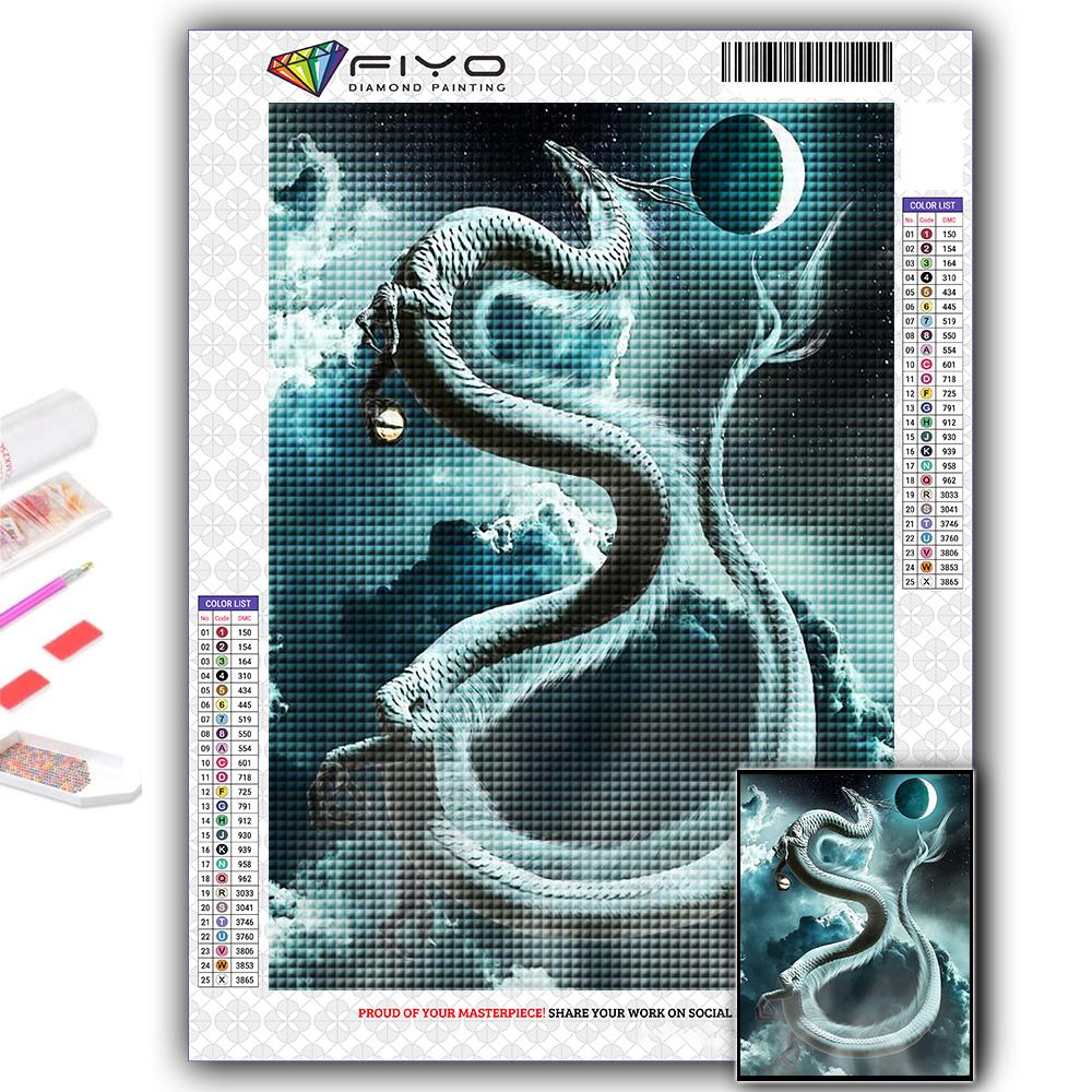 Алмазная вышивка Китайский дракон 5D DIY Алмазная картина Вышивка крестом Горный хрусталь