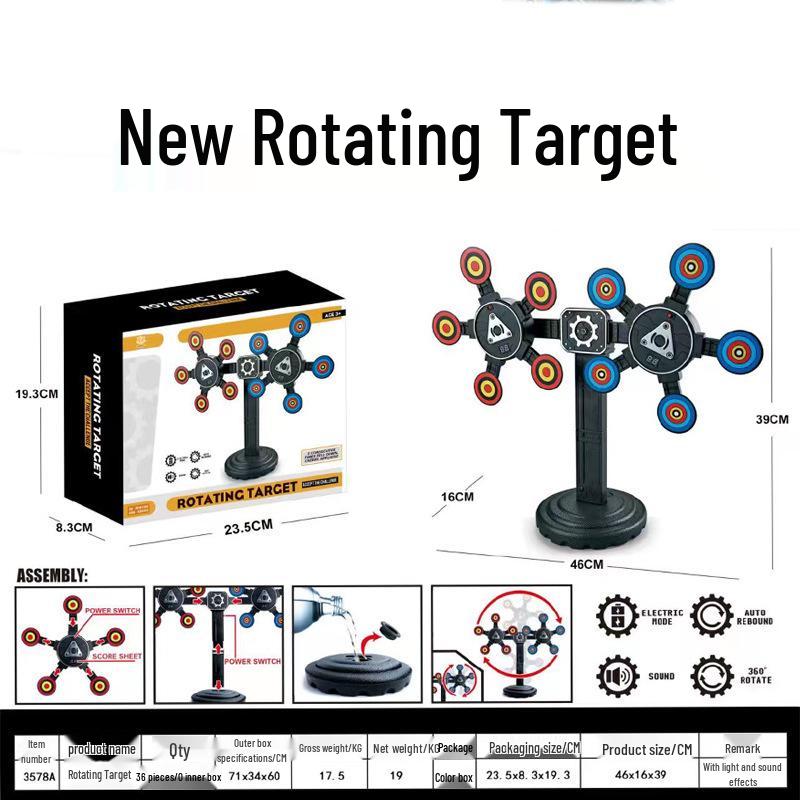Electronic Auto-Reset Scoring Target for Battle and Practice with Soft Bullets