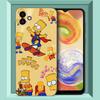 The Simpsons Black Silicone Phone Case For Samsung Galaxy A01 A03 Core A04 E A02 A05 A10 A20 A21 A30 A50 S A6 A8 Plus A7 2018