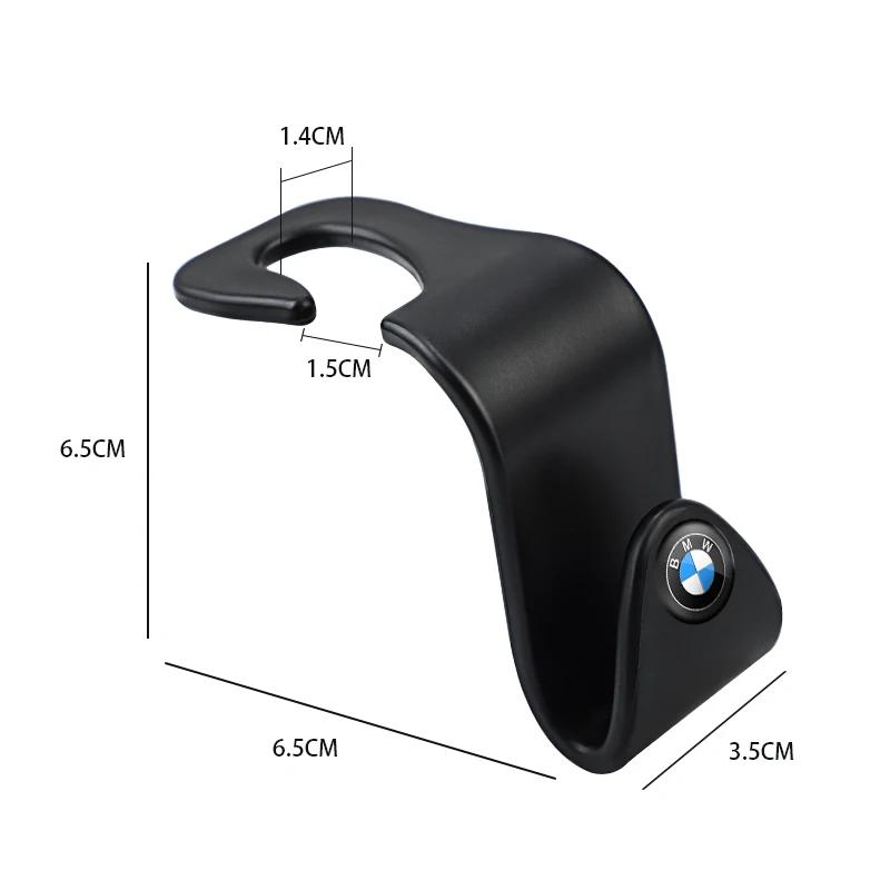 For BMW E46 E90 E60 F30 F10 E39 E36 F20 G30 G20 E87 E92 Valve 2Pcs Car Seat Storage Hooks Multifunctional Organized Holder SU5