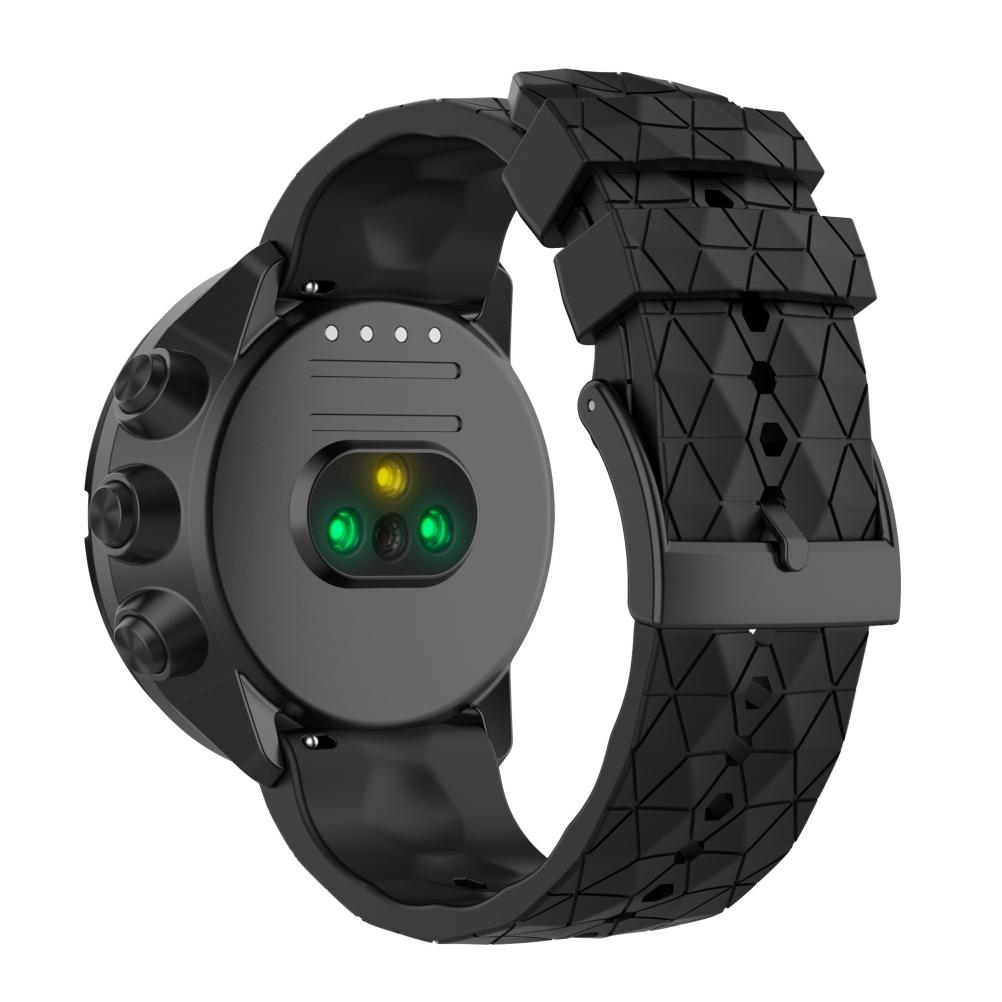 Силиконовый ремешок, совместимый для смарт-часов Suunto 9 GPS SUUNTO 9 Baro Sport, с пульсометром на запястье, сменный ремешок