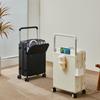 24-дюймовый женский широкий чемодан-тележка с передним открытием и многофункциональный и 20-дюймовый мужской прочный дорожный кейс