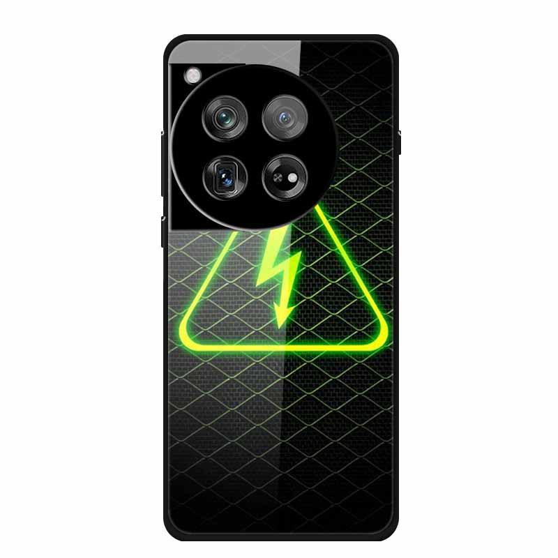 Персонализированный семицветный чехол из закаленного стекла для OnePlus 12 - Унисекс