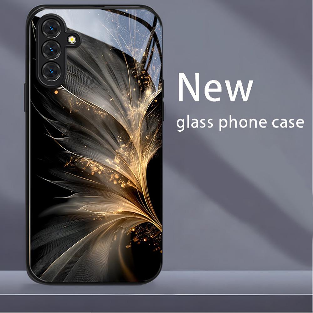 Мраморный Закаленный Стеклянный Чехол Для Телефона Samsung Galaxy S26 Ultra S25 Plus S23 S24 Ultra S20 FE S21 FE Чехлы Жесткая Задняя Крышка