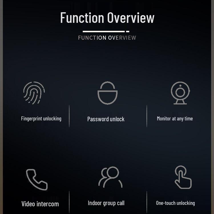 7-дюймовый HD проводной видеодомофон с дверным звонком для домашнего мониторинга и системы контроля доступа Smart Villa