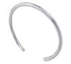 aBALENT Silver Bangle Simple Silver Accessories Silver Bracelet Plain Silver 925 Adjustable Men's Men's